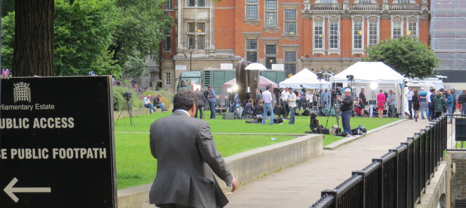 College Green after the Brexit vote